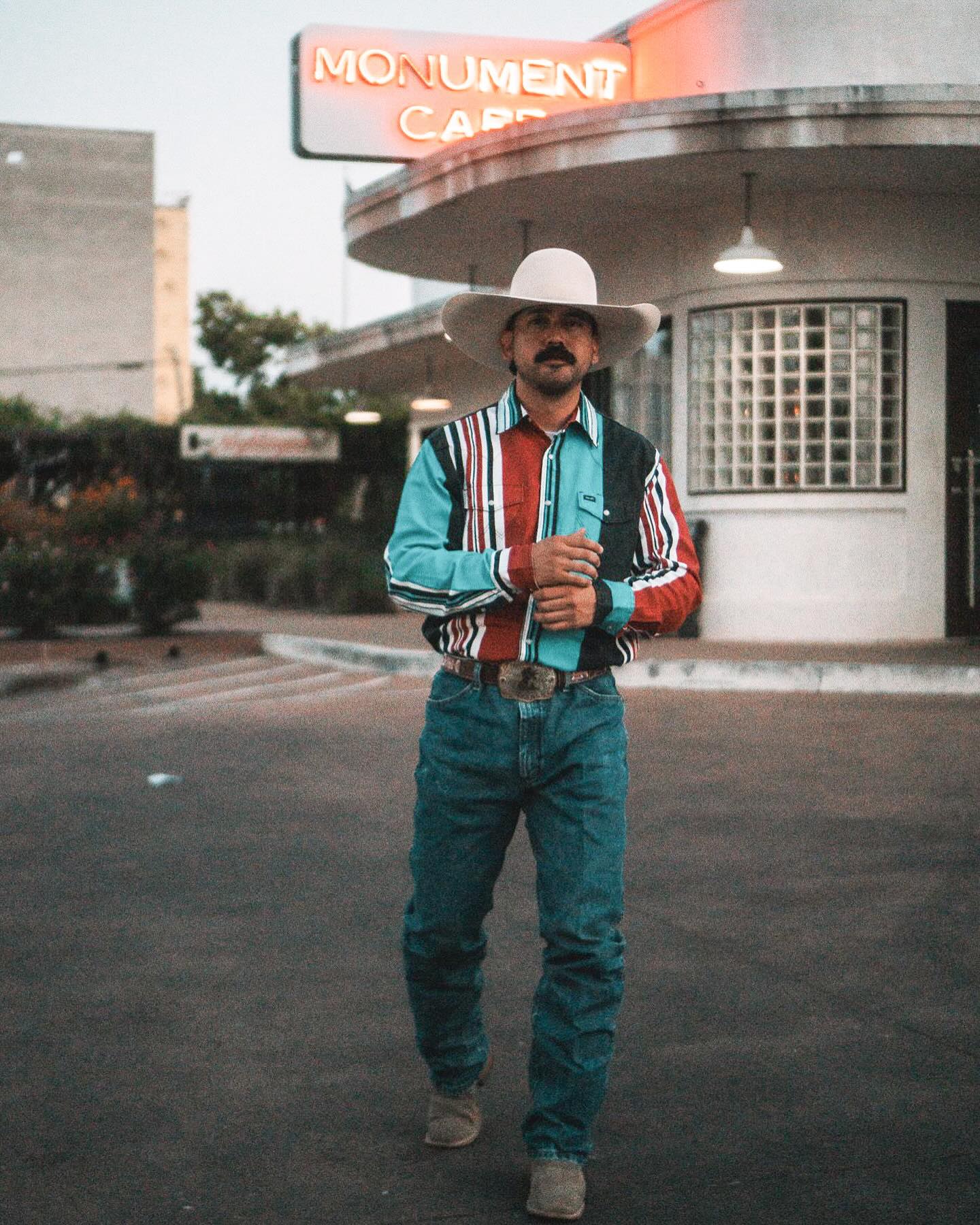 Vintage Inspired Wrangler Brushpopper Shirt, Primary Red - Size: LARGE