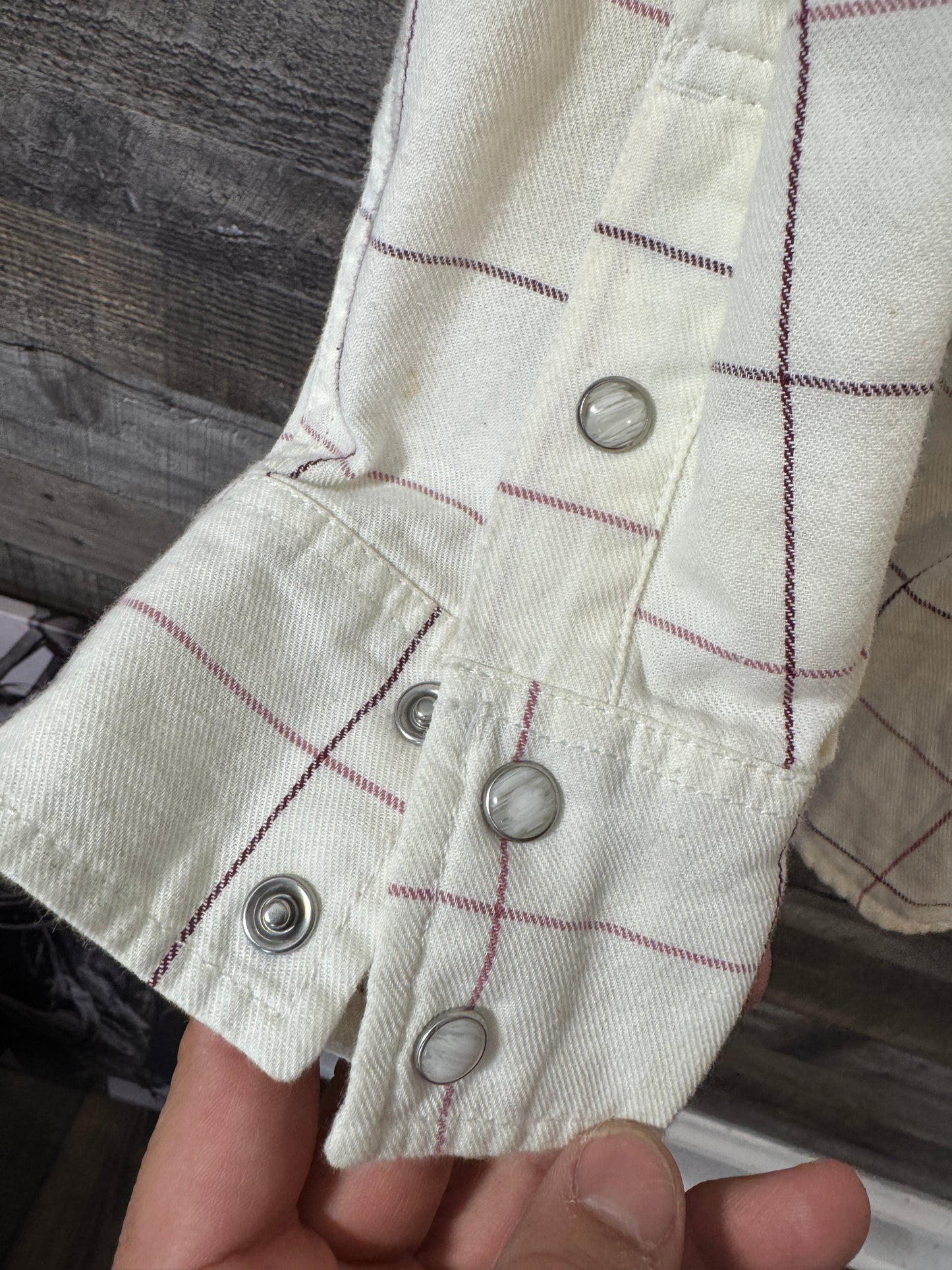 Blue Ranchwear Pearl Snap LARGE