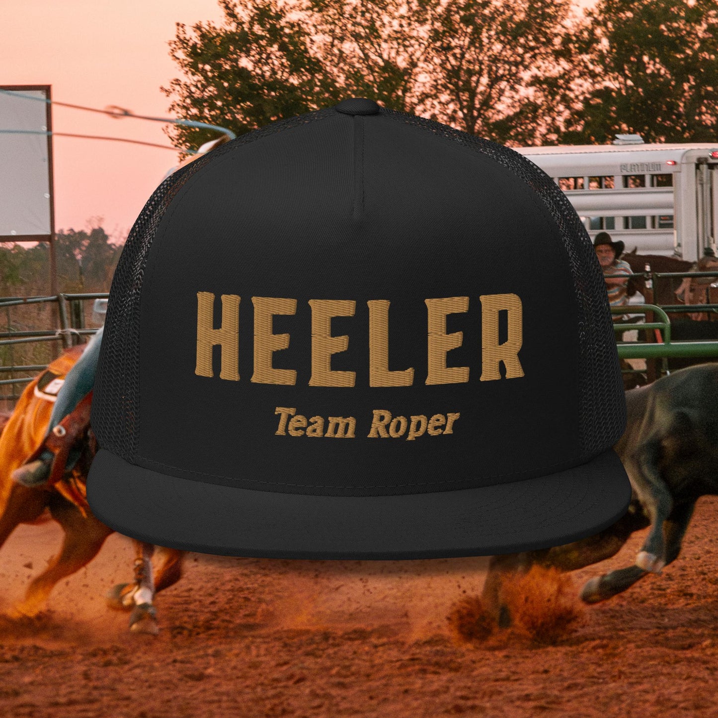 Heeler Gold Text Cap