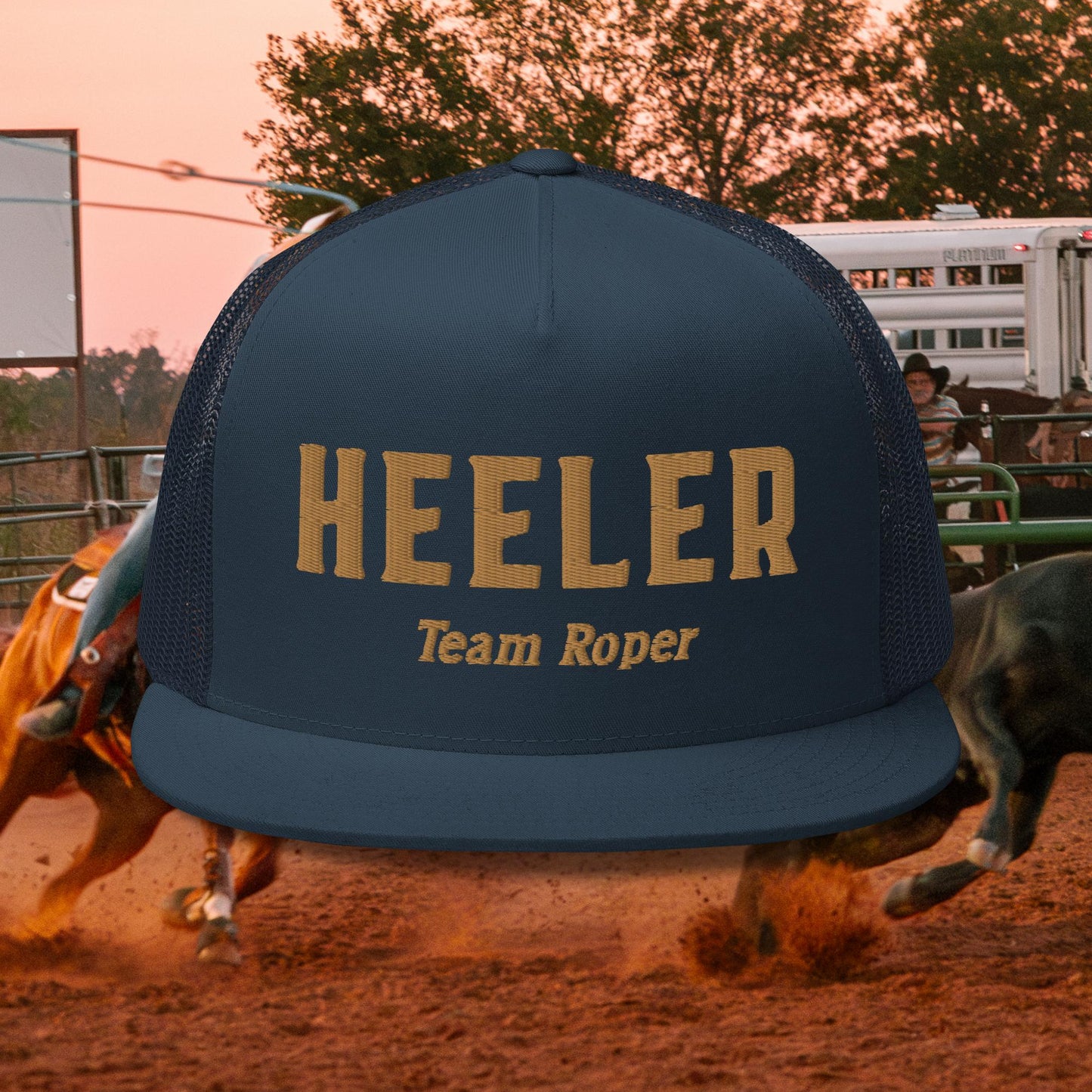 Heeler Gold Text Cap