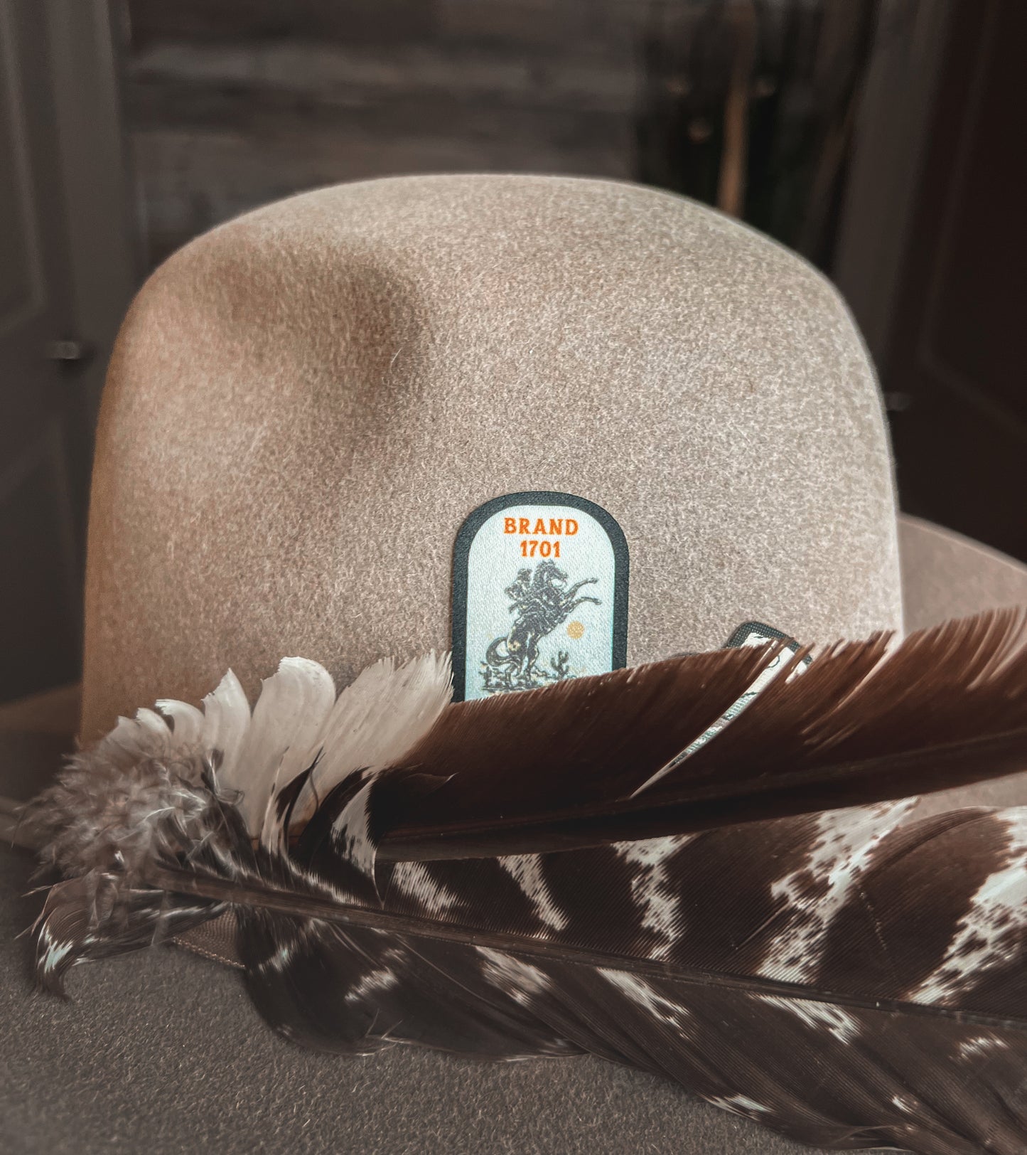 Tombstone 1701 Cowboy Hat Patch