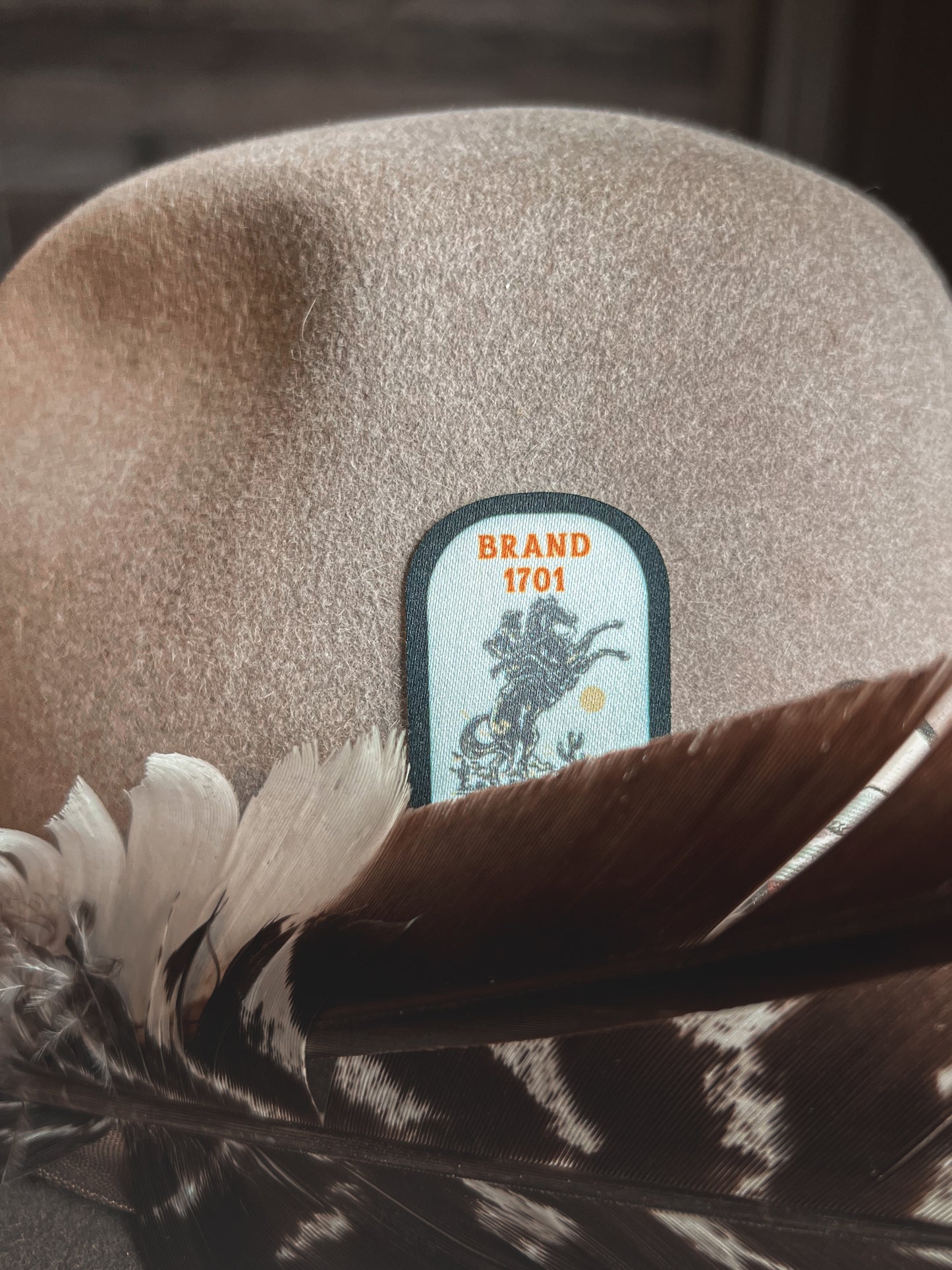 Tombstone 1701 Cowboy Hat Patch
