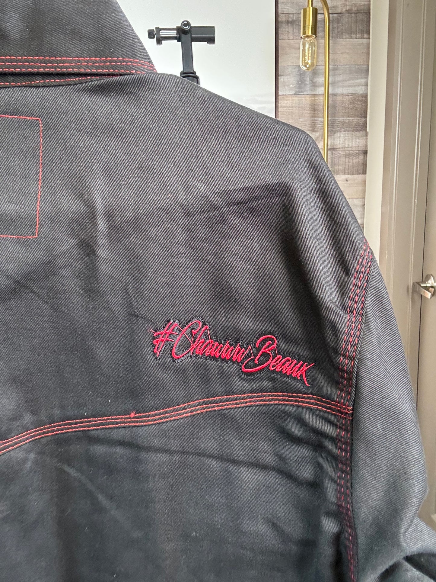 Hubcap Welding Co. FR Shirt - Black w/Red stitching, Size: LARGE