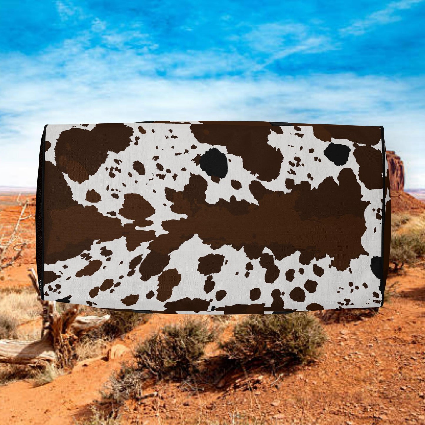 Cowprint Duffle Bag (Large)