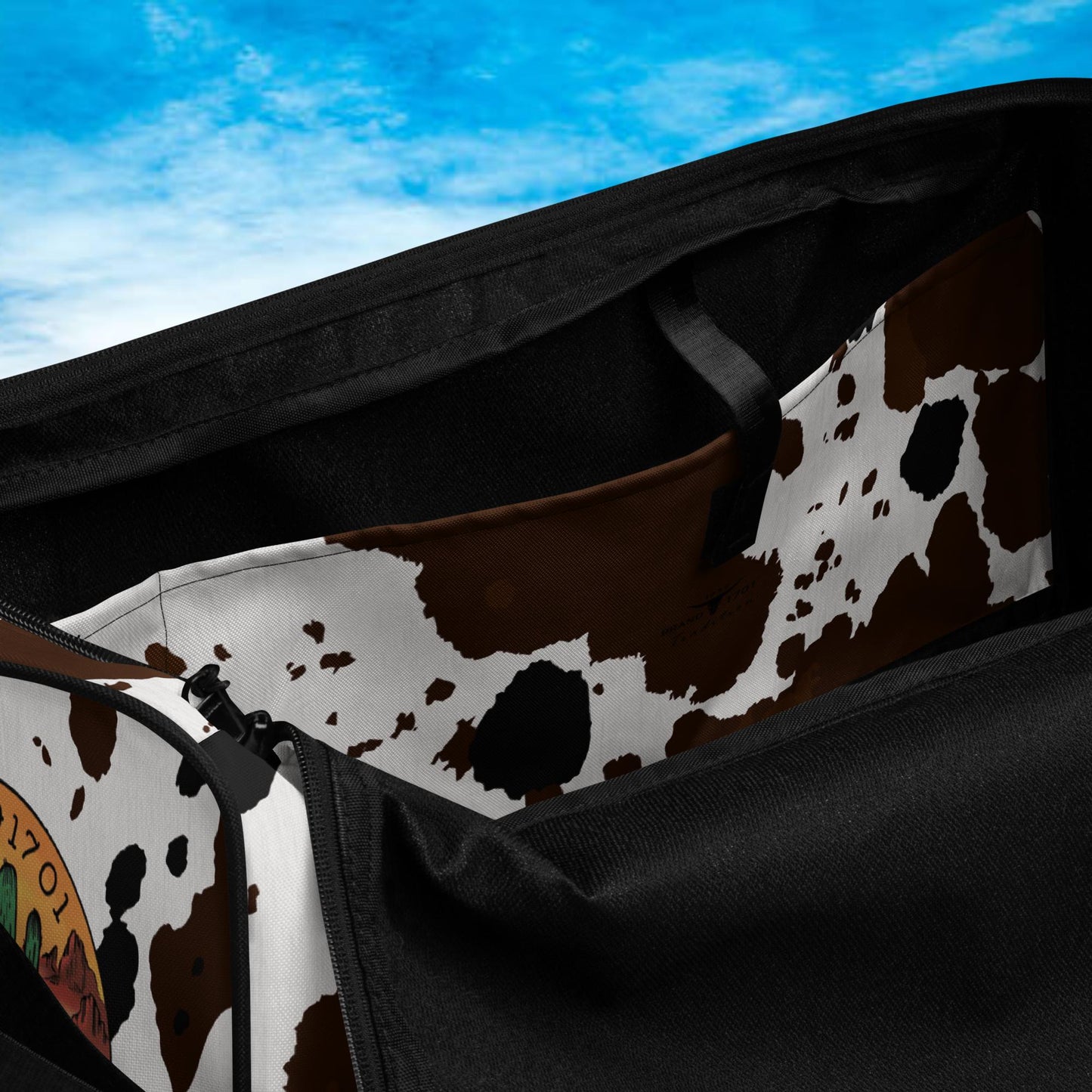 Cowprint Duffle Bag (Large)