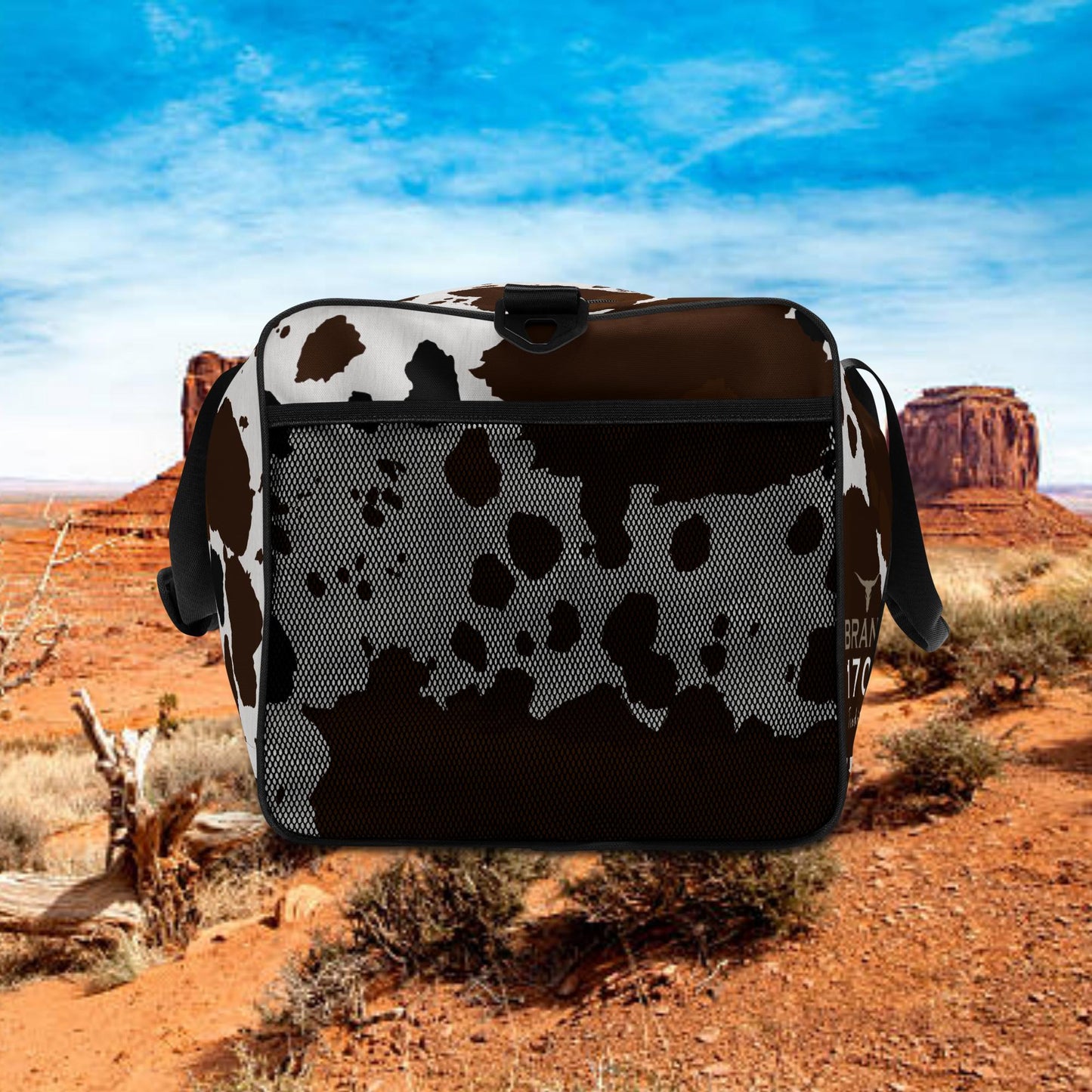 Cowprint Duffle Bag (Large)