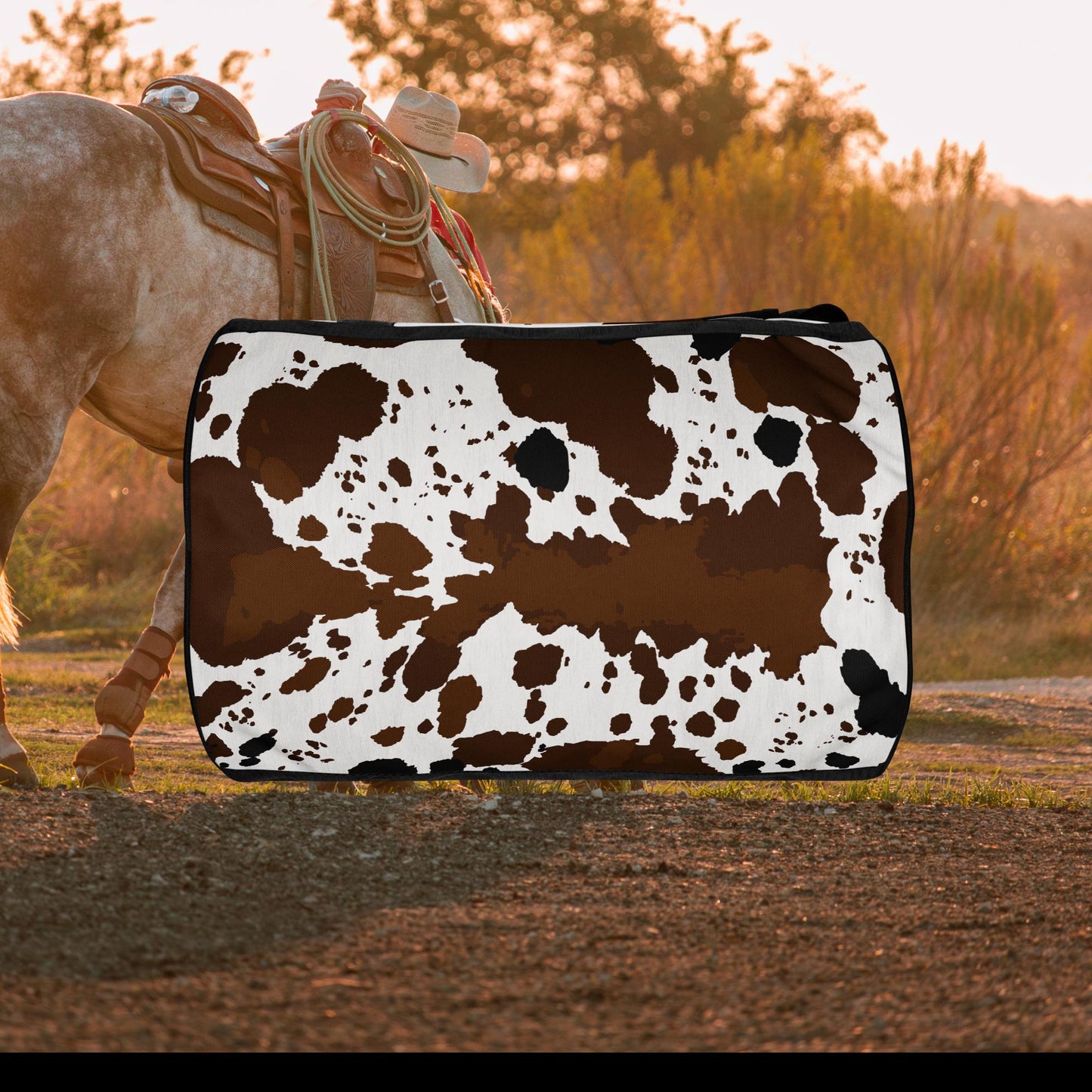 Cowprint Gym Bag