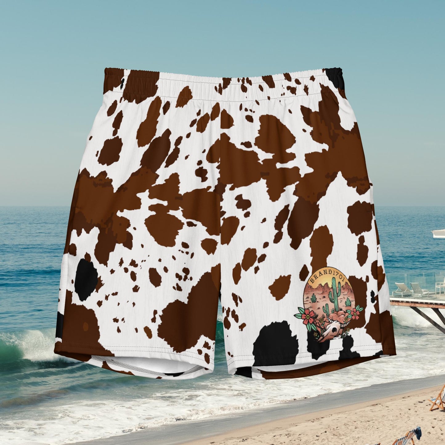 COW-a-bunga Swim Trunks