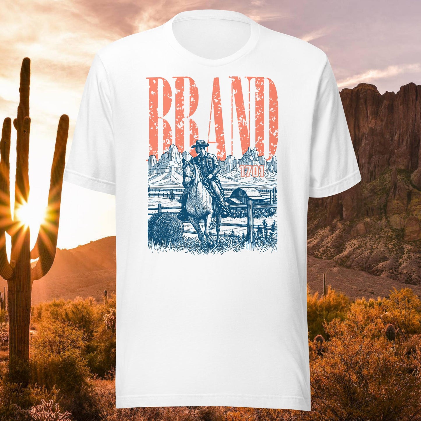 Weary Traveler Blue Graphic