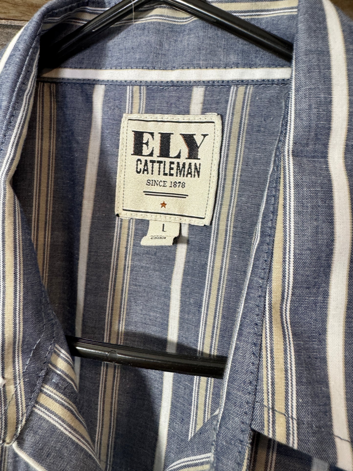 Ely Cattlemen Pearl Snap LARGE