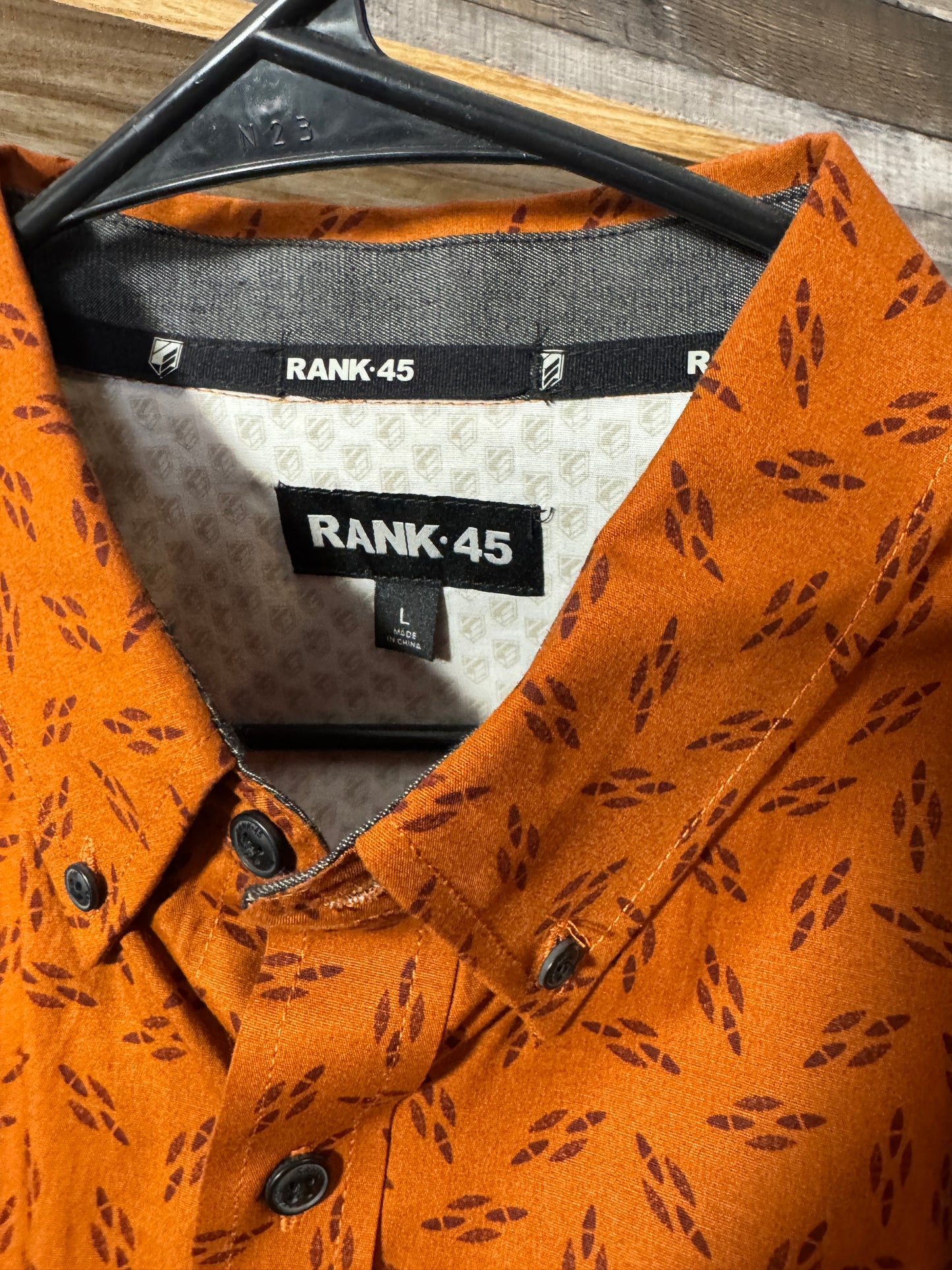 Rank 45 Button down LARGE