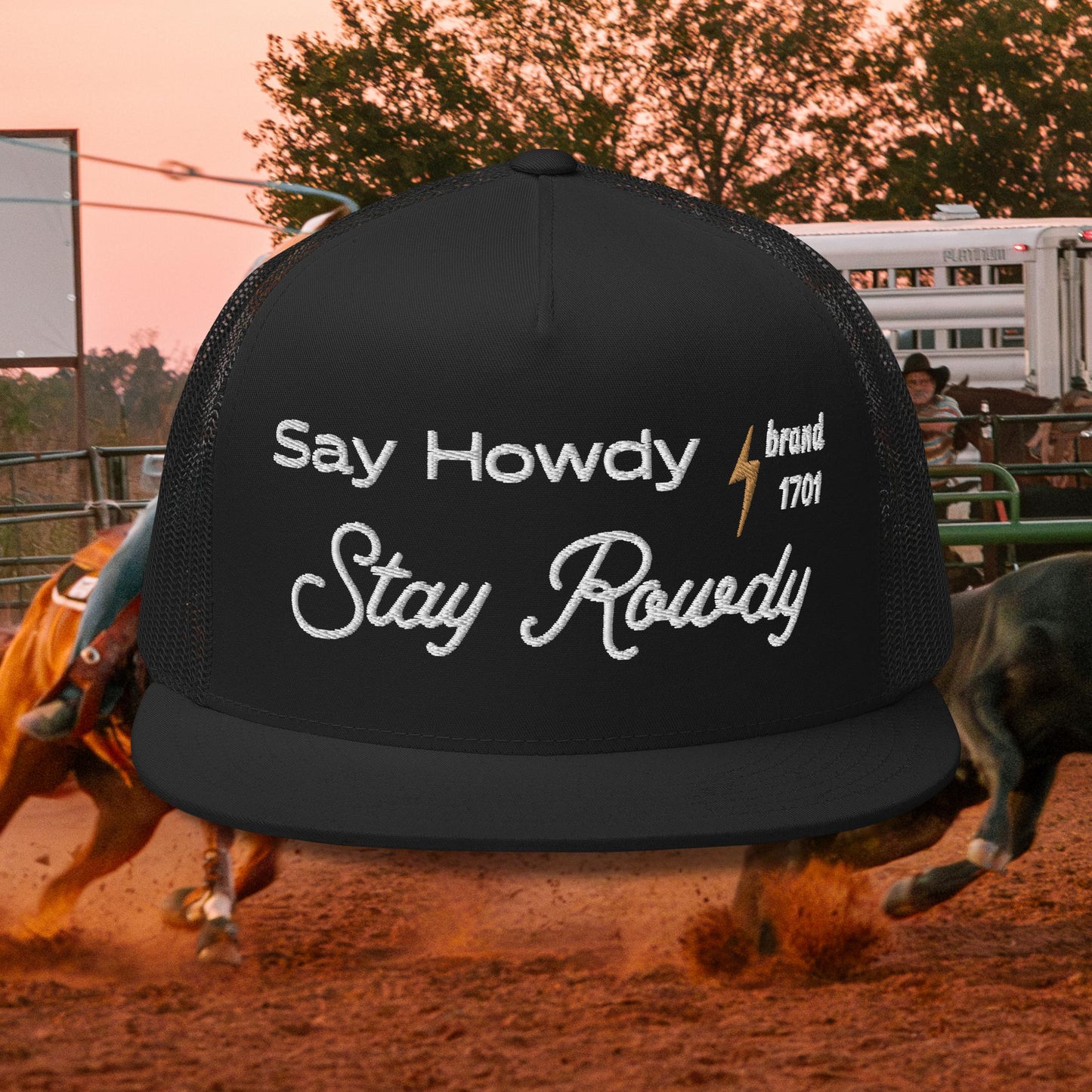 Stay Rowdy Cap (White Text)