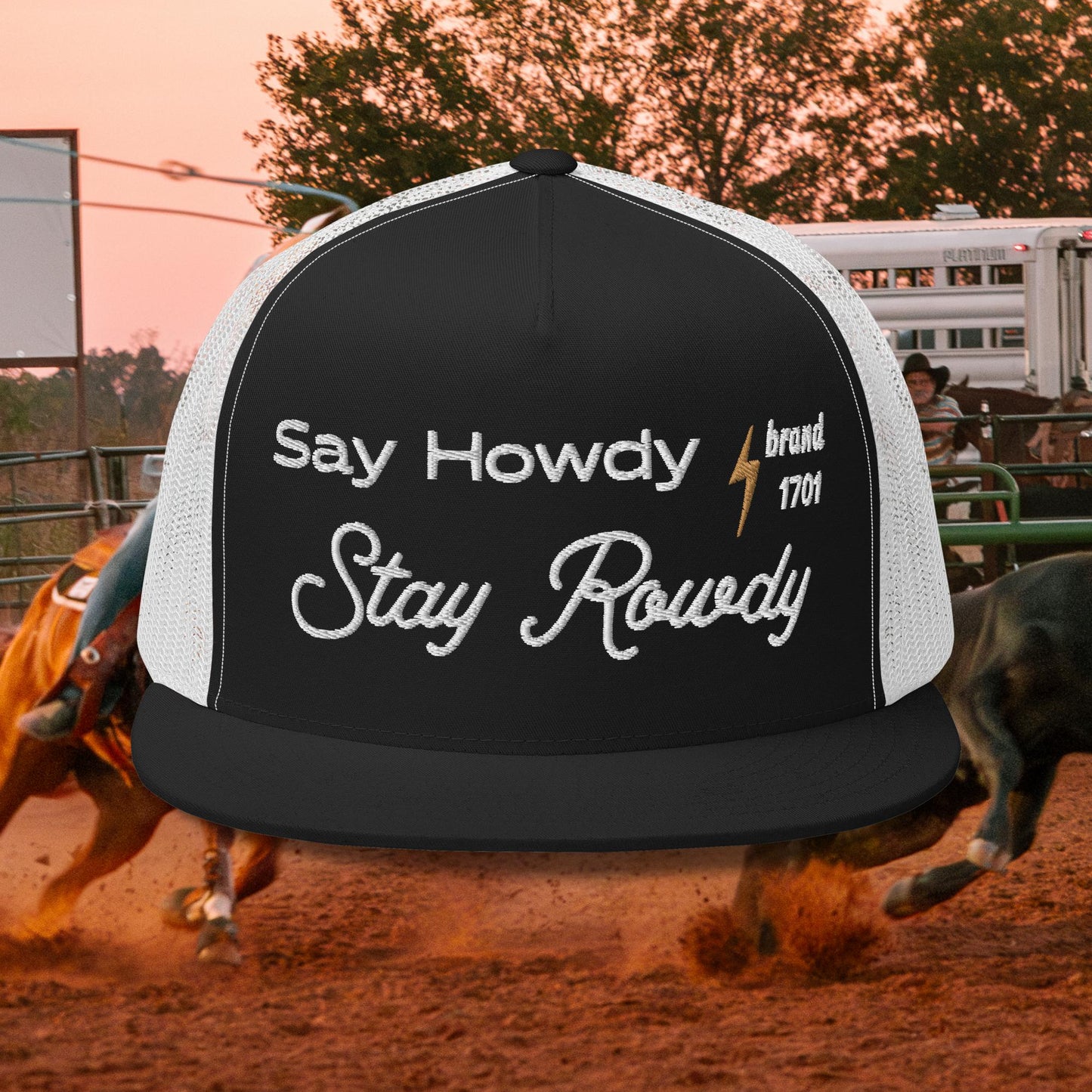 Stay Rowdy Cap (White Text)