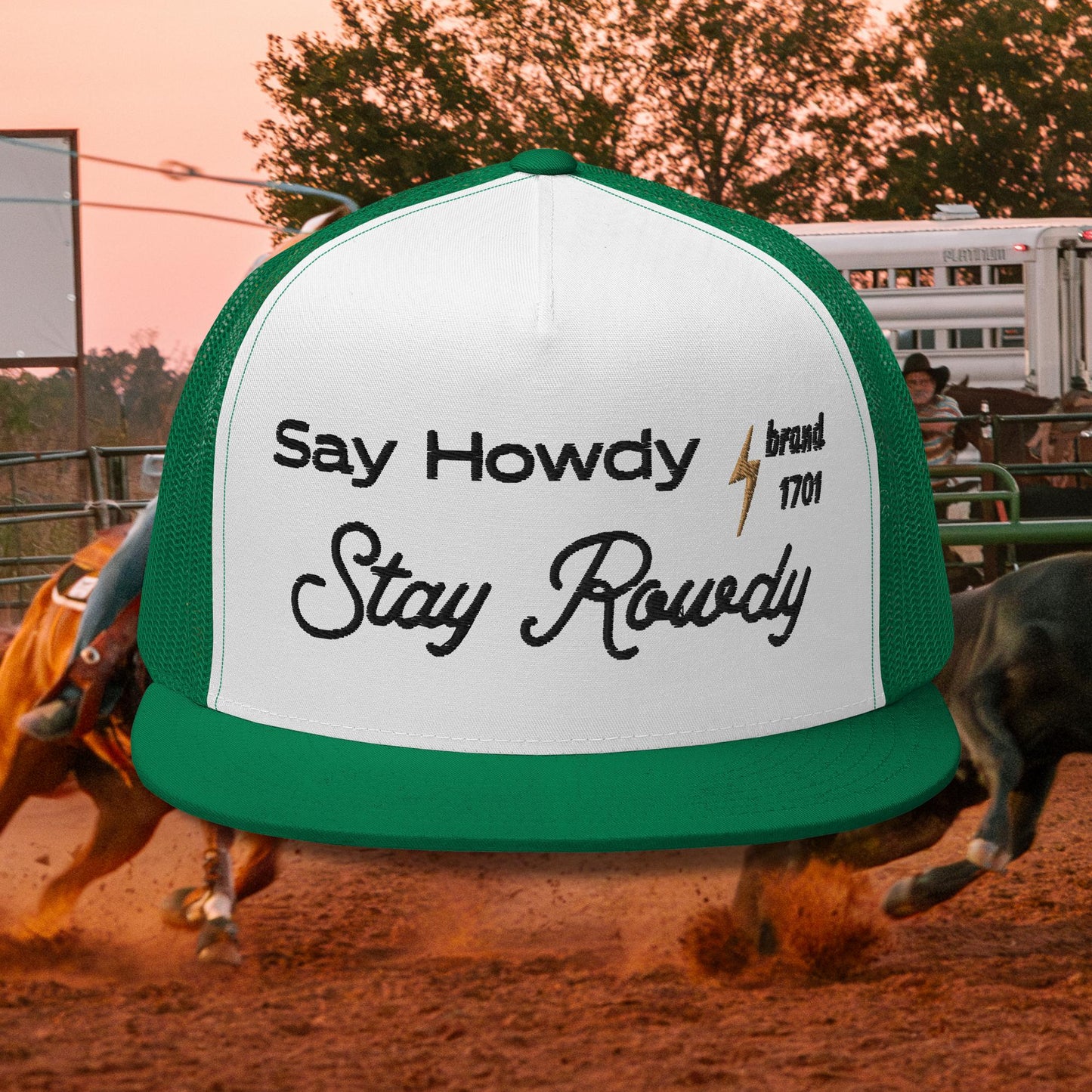 Stay Rowdy Cap (Black Text)