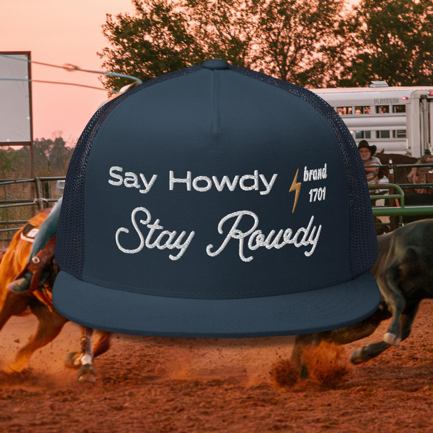 Stay Rowdy Cap (White Text)