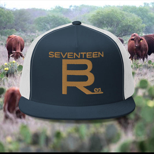 The Brand Trucker Cap (gold stitch)