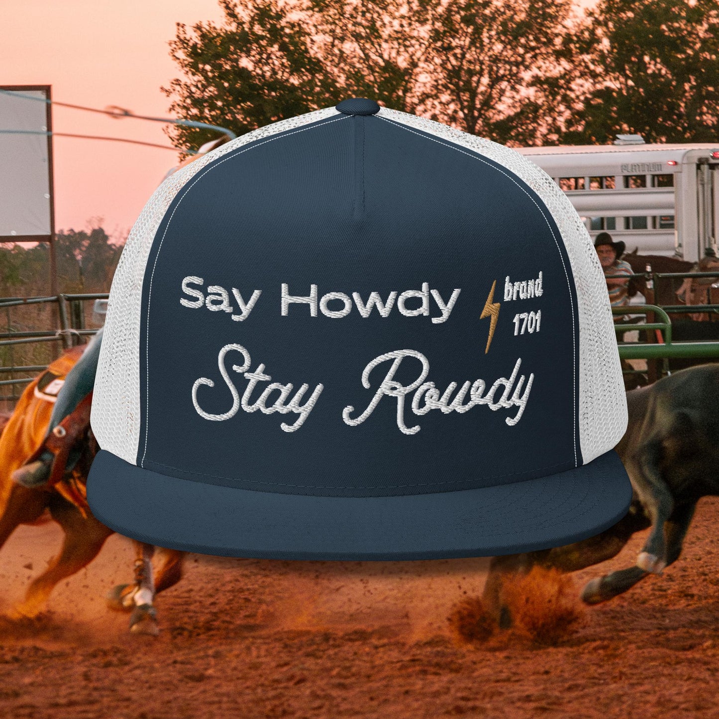 Stay Rowdy Cap (White Text)