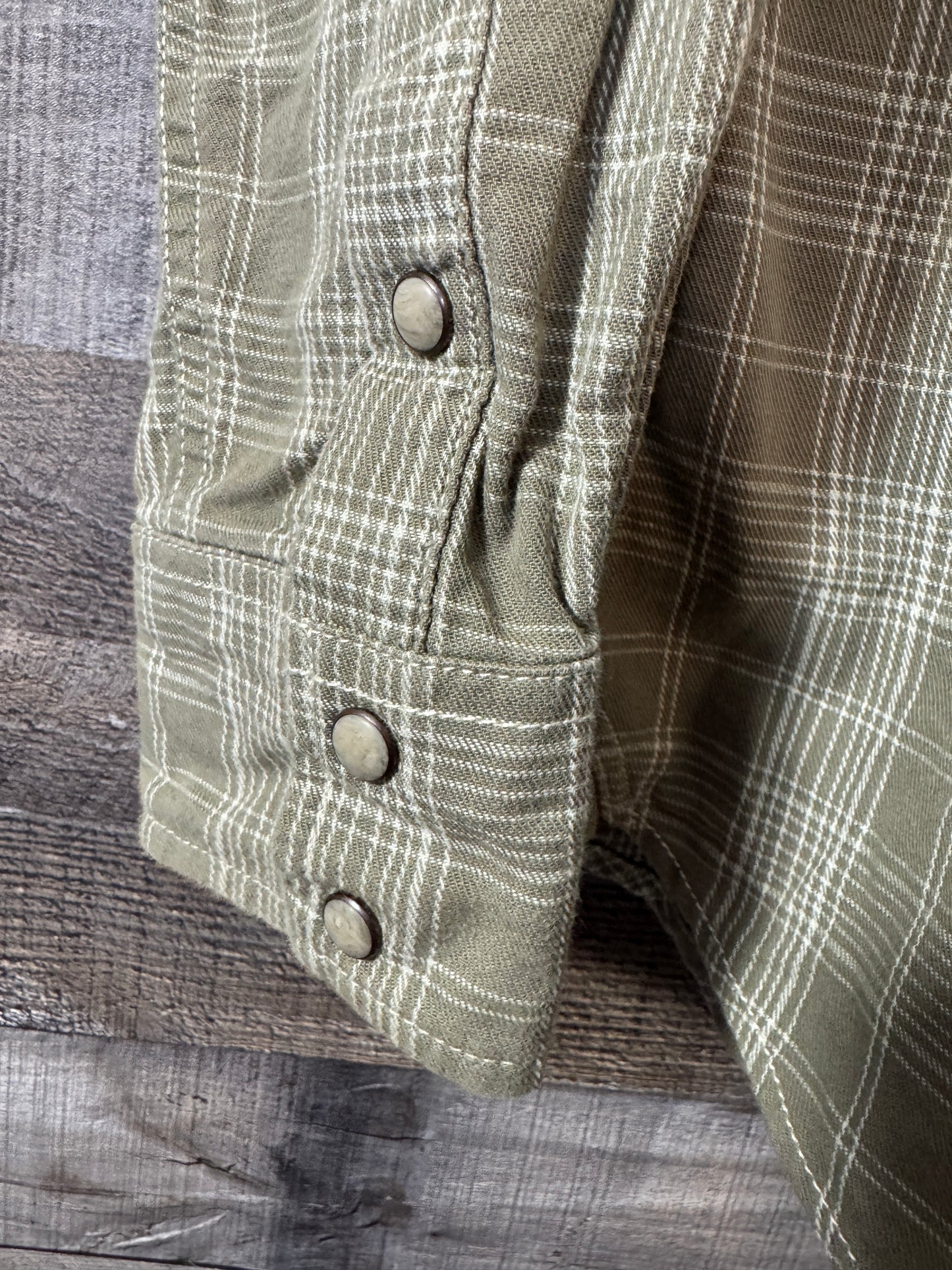 Blue Ranchwear Pearl Snap LARGE