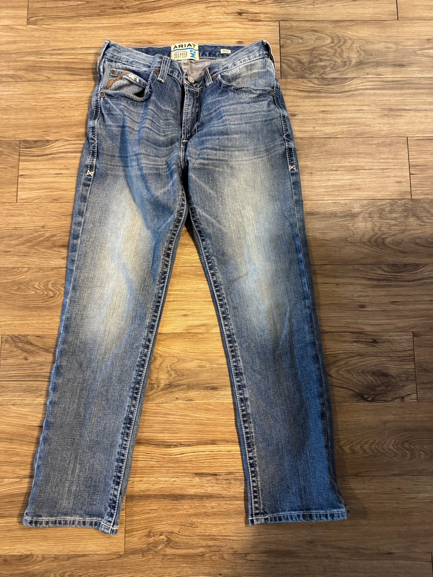 Ariat M2 Relaxed Boot Cut Jeans Men's Size 34 x 32