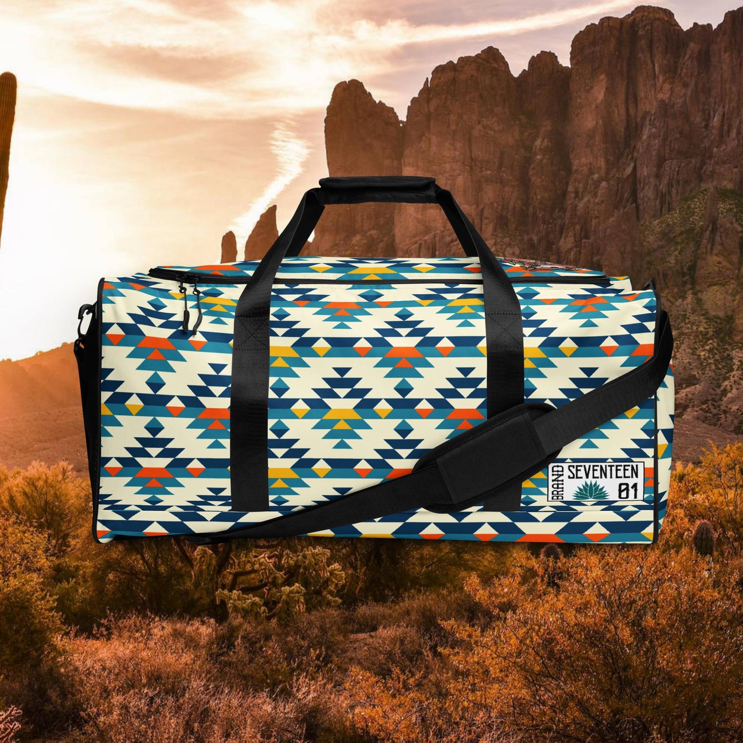 Aztec Print Duffle bag