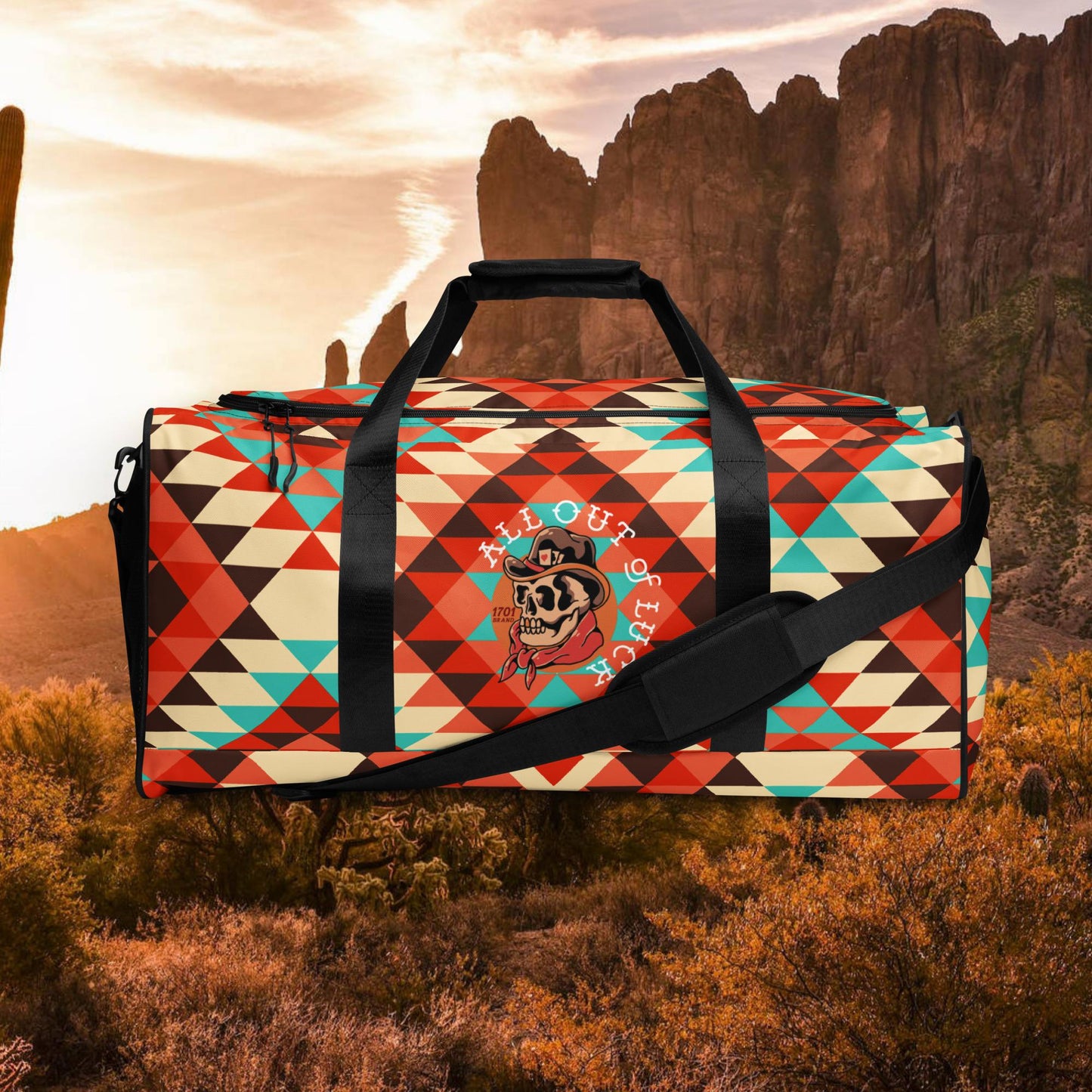 Out of Luck SouthWestern Print Duffle bag