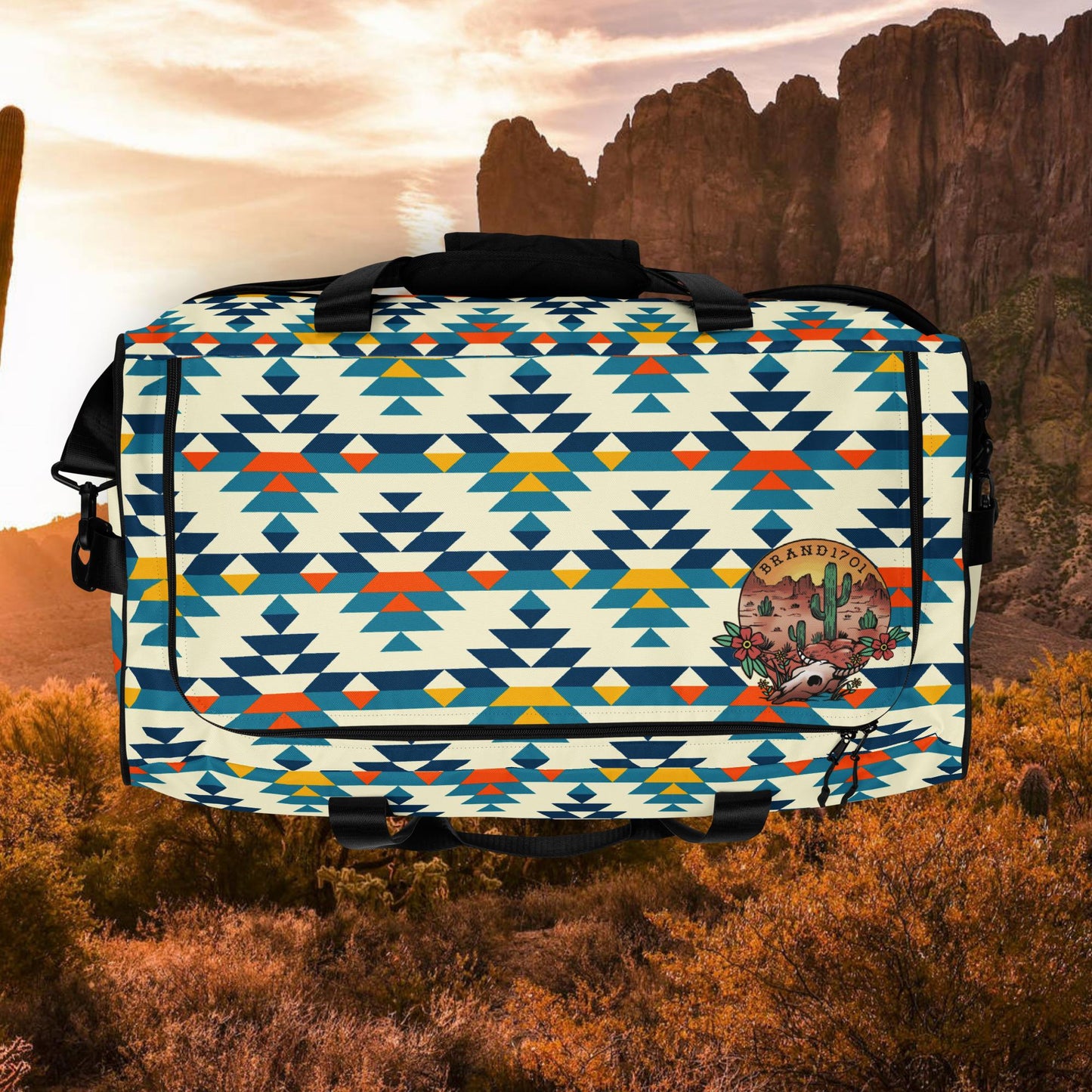 Aztec Print Duffle bag