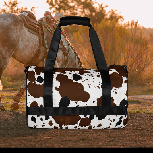 Cowprint Gym Bag