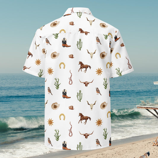 Desert Wild Short Sleeve Button Up