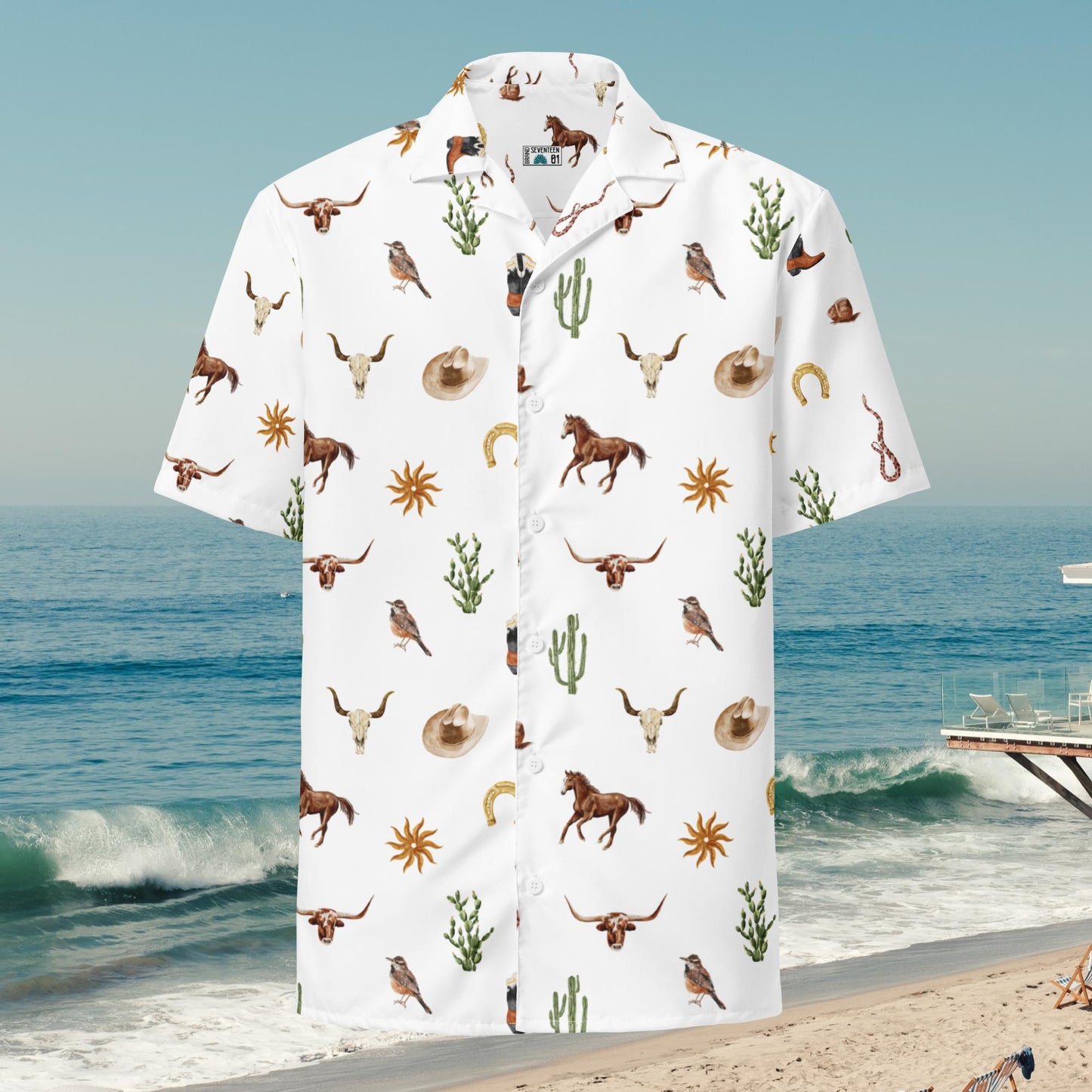 Desert Wild Short Sleeve Button Up