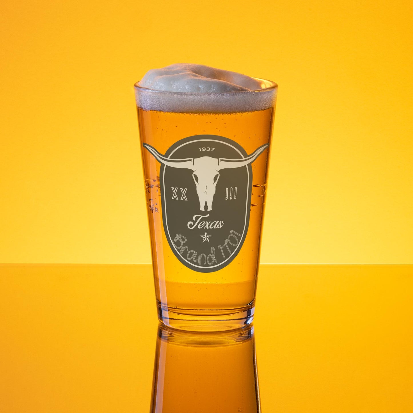 Rope Cattle Pint Glass