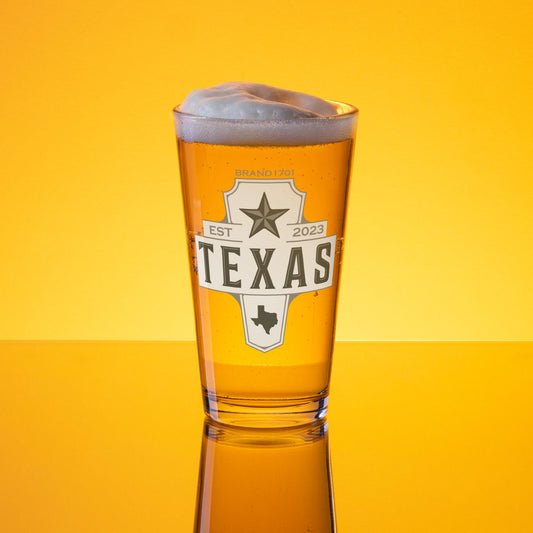 Texan Pint Glass