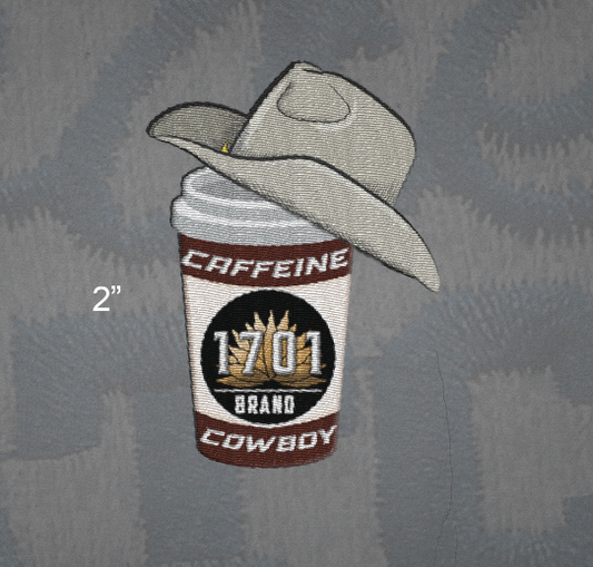 Caffeine Cowboy Cup Patch