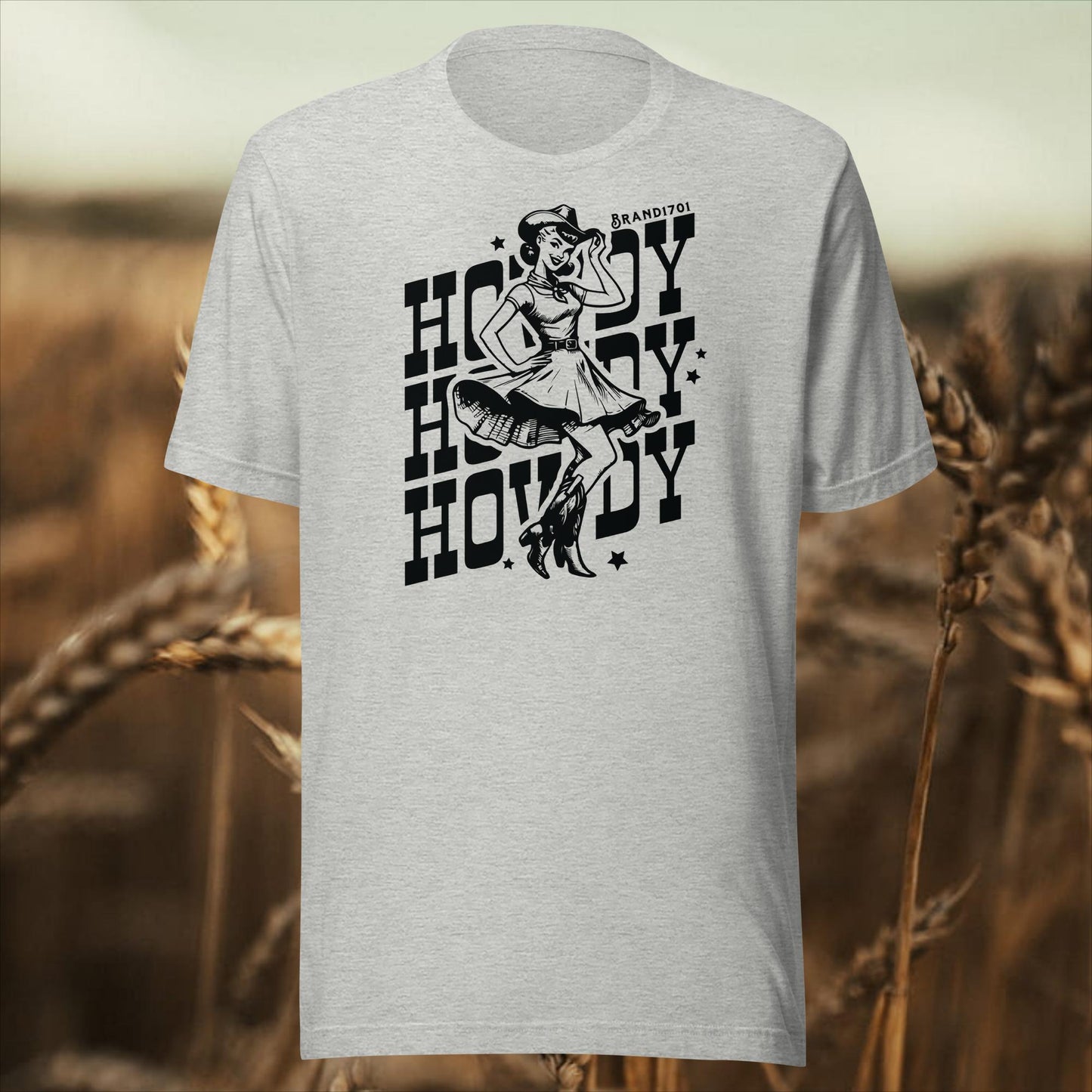 Howdy (black) Tee