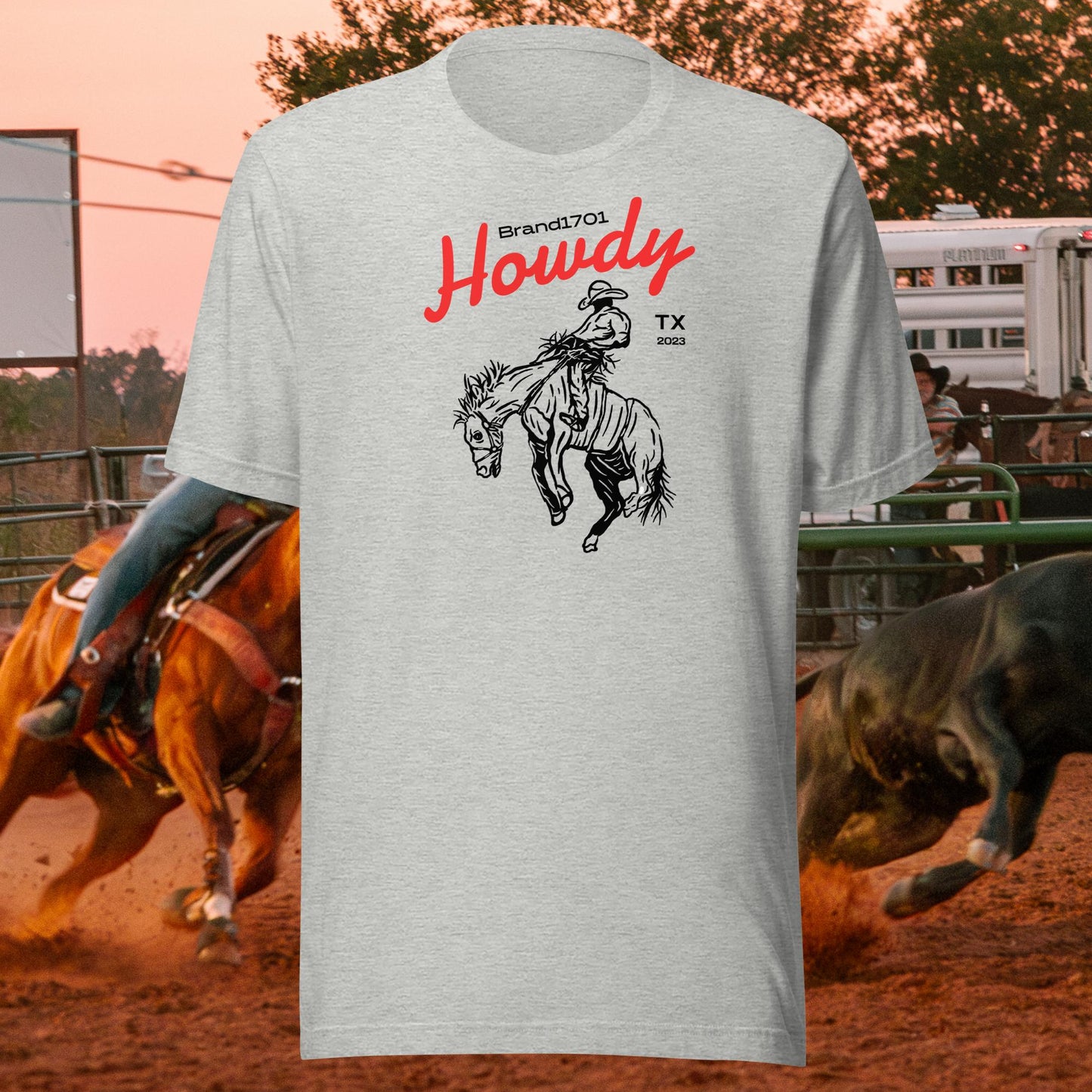 Howdy Rodeo Tee (black graphic)