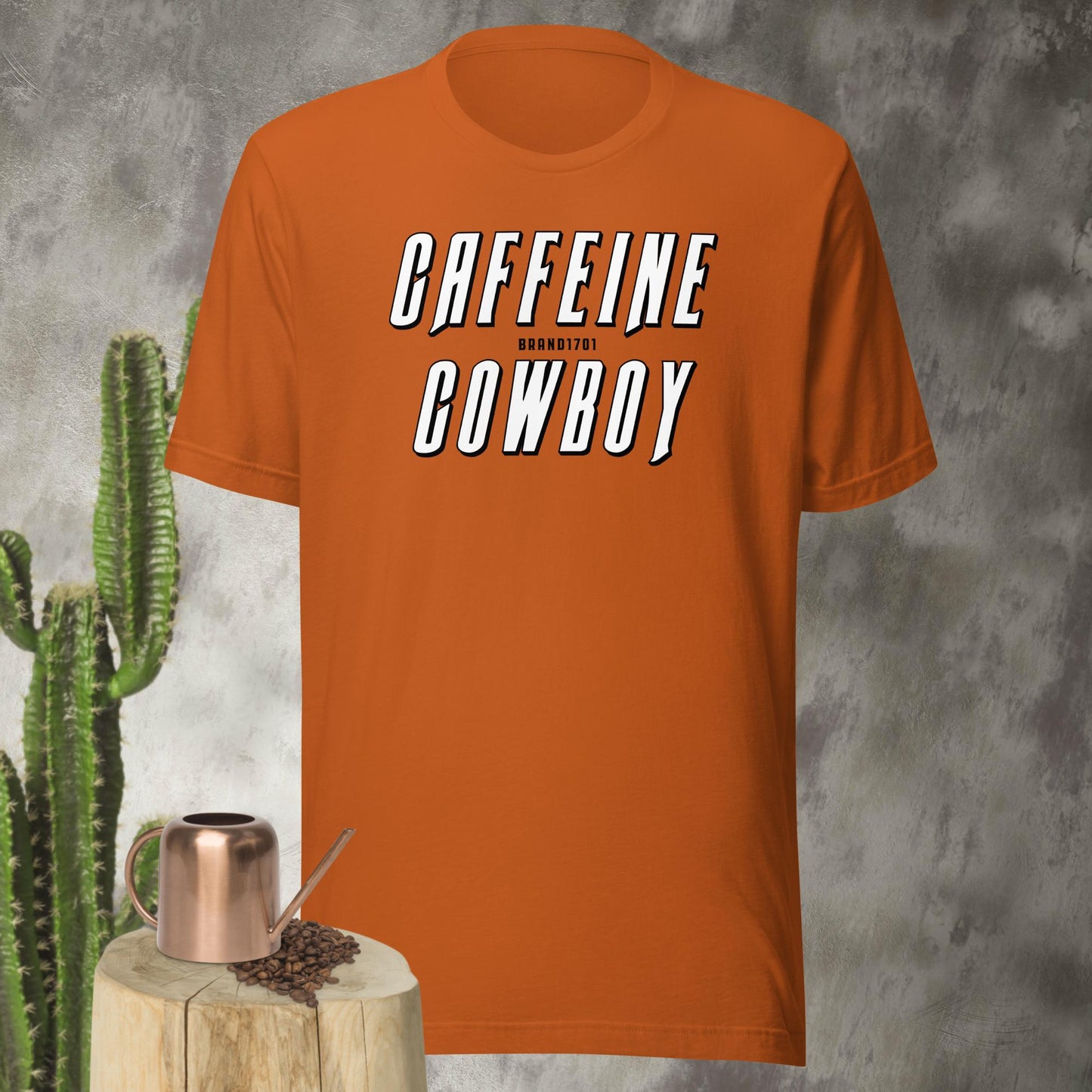 Caffeine Cowboy Text Tee