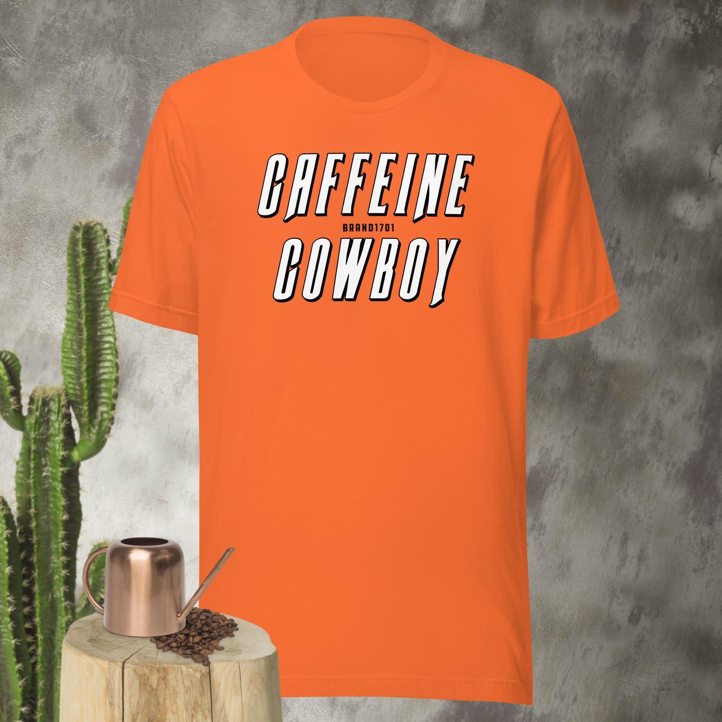 Caffeine Cowboy Text Tee