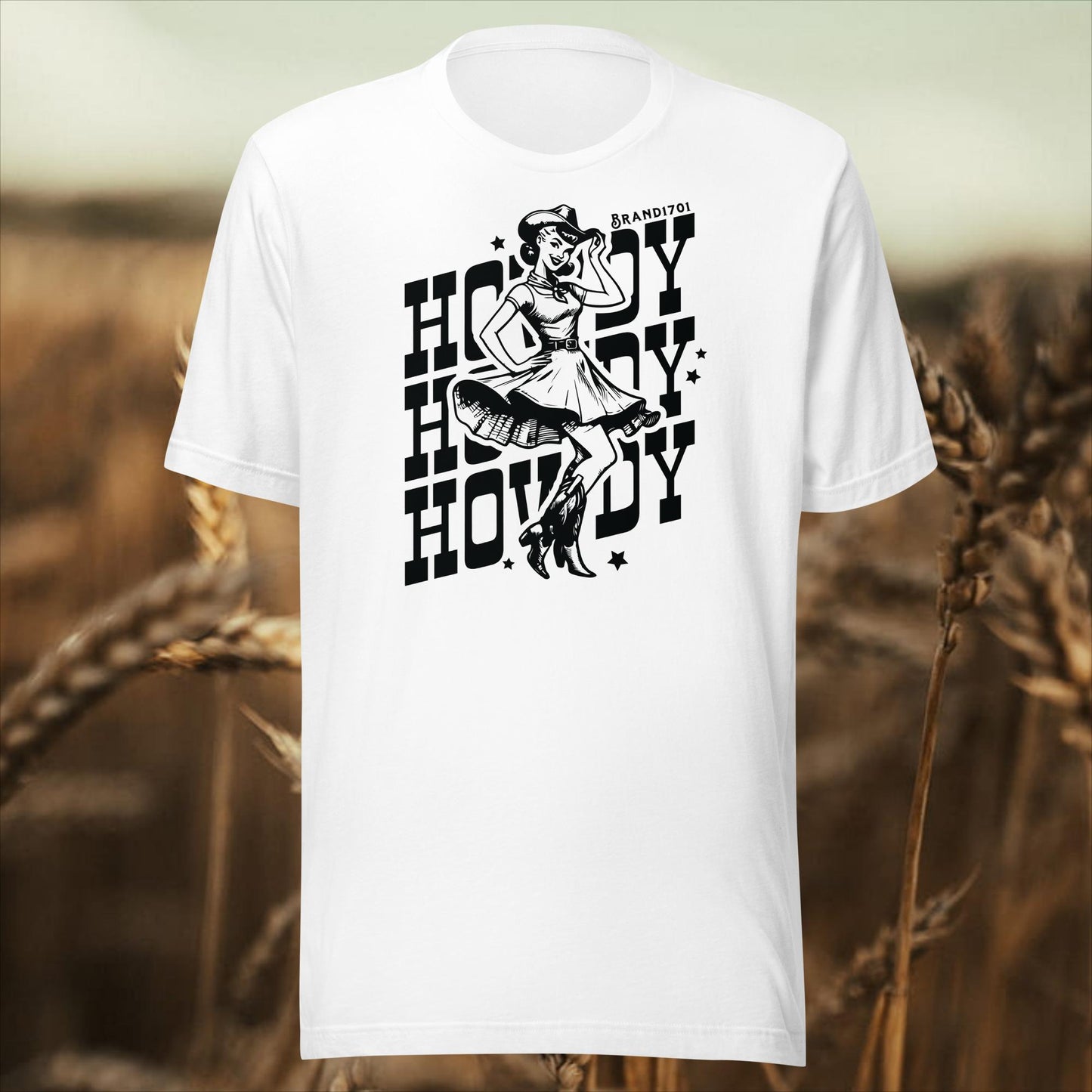 Howdy (black) Tee