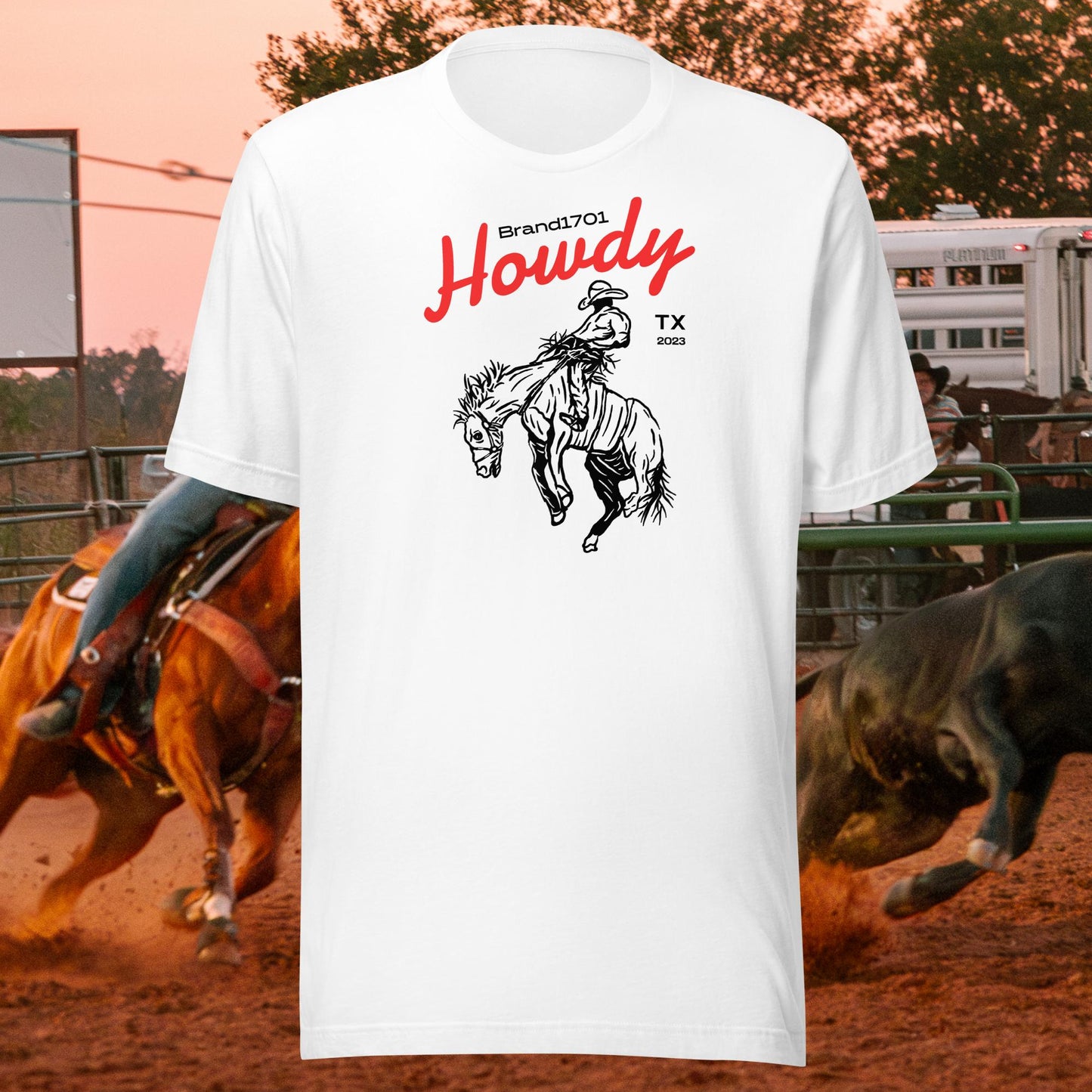 Howdy Rodeo Tee (black graphic)