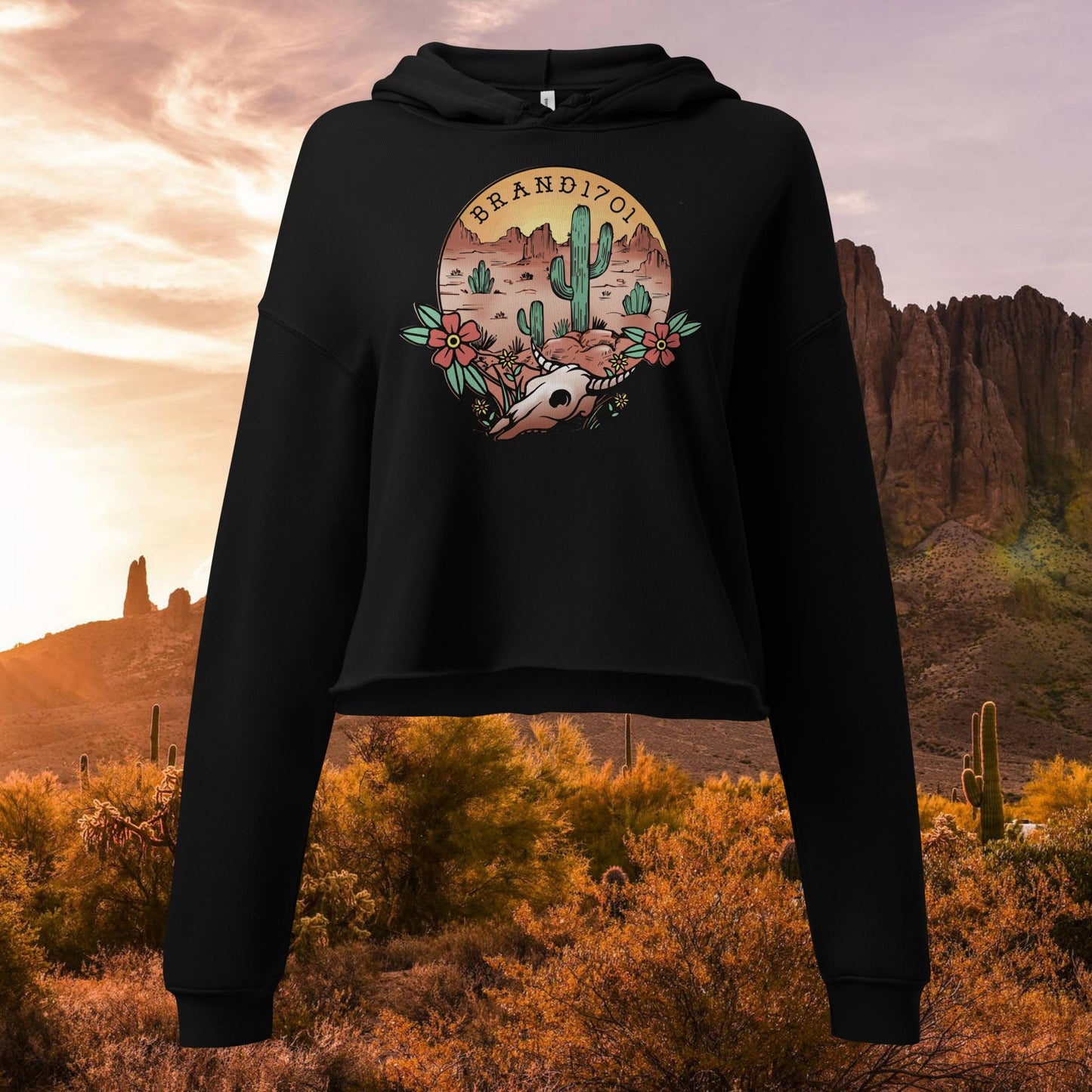 Desert Darlin Crop Hoodie