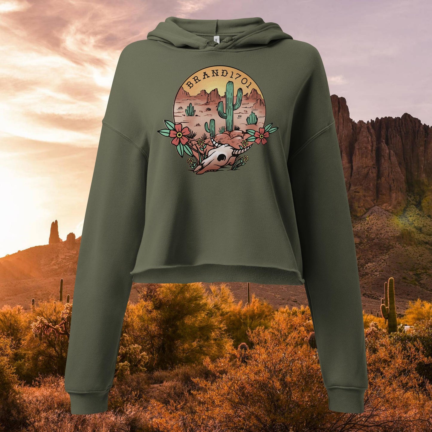 Desert Darlin Crop Hoodie