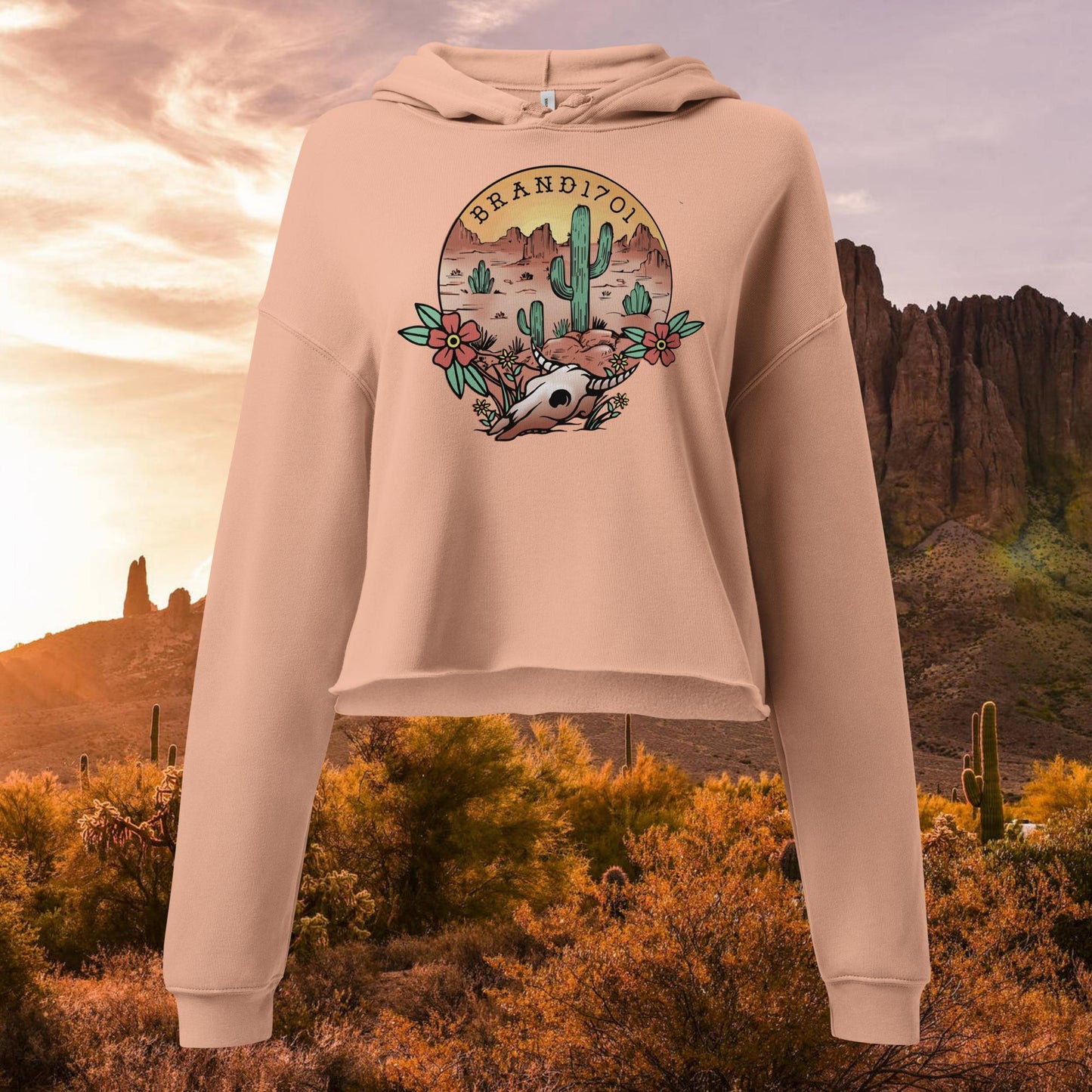 Desert Darlin Crop Hoodie